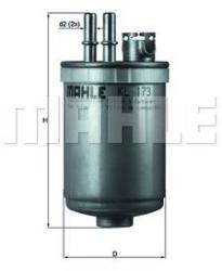 MAHLE filtru combustibil MAHLE KL 173 (KL 173) - automobilus