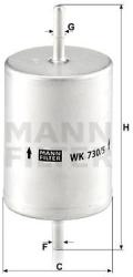 Mann-filter filtru combustibil MANN-FILTER WK 730/5 (WK 730/5) - automobilus