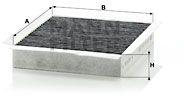 Mann-filter Filtru, aer habitaclu MANN-FILTER CUK 2338 (CUK 2338)