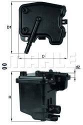 MAHLE filtru combustibil MAHLE KL 431D (KL 431D) - automobilus