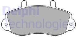 DELPHI set placute frana, frana disc DELPHI LP1406 (LP1406)