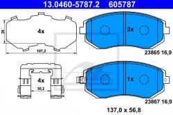 ATE set placute frana, frana disc ATE 13.0460-5787.2 (13.0460-5787.2)