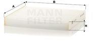 Mann-filter Filtru, aer habitaclu MANN-FILTER CU 24 006 (CU 24 006)