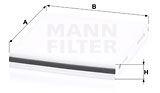 Mann-filter Filtru, aer habitaclu MANN-FILTER CU 22 003 - automobilus