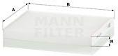 Mann-filter Filtru, aer habitaclu MANN-FILTER CU 17 001 (CU 17 001)