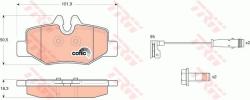 TRW set placute frana, frana disc TRW COTEC GDB1601 (GDB1601)