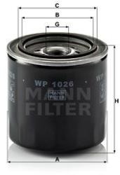 Mann-filter Filtru ulei MANN-FILTER WP 1026 (WP 1026) - automobilus