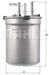 MAHLE filtru combustibil MAHLE KL 838 - automobilus