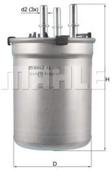 MAHLE filtru combustibil MAHLE KL 838 (KL 838) - automobilus