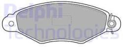 DELPHI set placute frana, frana disc DELPHI LP1519 (LP1519)