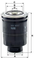Mann-filter filtru combustibil MANN-FILTER WK 9057 z - automobilus