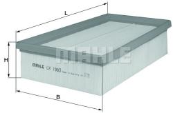 MAHLE Filtru aer MAHLE LX 1983 (LX 1983) - automobilus