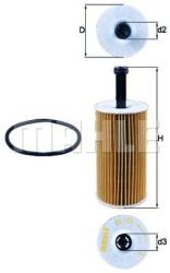 MAHLE Filtru ulei MAHLE OX 193D (OX 193D) - automobilus