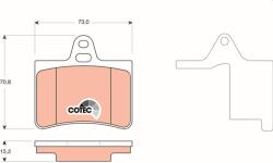 TRW set placute frana, frana disc TRW COTEC GDB1450 (GDB1450)