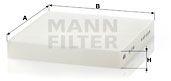 Mann-filter Filtru, aer habitaclu MANN-FILTER CU 2149 (CU 2149)