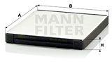 Mann-filter Filtru, aer habitaclu MANN-FILTER CU 2441 (CU 2441)