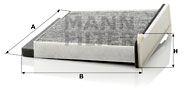 Mann-filter Filtru, aer habitaclu MANN-FILTER CUK 2231 (CUK 2231) - automobilus