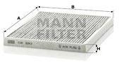 Mann-filter Filtru, aer habitaclu MANN-FILTER CUK 2243 (CUK 2243)