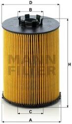 Mann-filter Filtru ulei MANN-FILTER HU 823 x (HU 823 x) - automobilus