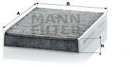 Mann-filter Filtru, aer habitaclu MANN-FILTER CUK 2433 (CUK 2433)