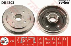 TRW Tambur frana TRW DB4303 - automobilus