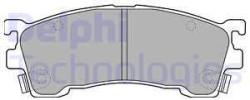 DELPHI set placute frana, frana disc DELPHI LP1518 (LP1518)