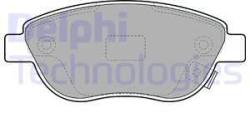 DELPHI set placute frana, frana disc DELPHI LP1990 - automobilus