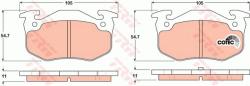TRW set placute frana, frana disc TRW COTEC GDB1305 (GDB1305)