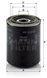Mann-filter Filtru ulei MANN-FILTER WP 928/82 (WP 928/82) - automobilus