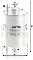 Mann-filter filtru combustibil MANN-FILTER WK 720 (WK 720) - automobilus
