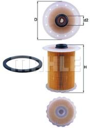 MAHLE filtru combustibil MAHLE KX 183D (KX 183D) - automobilus