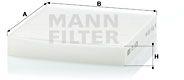 Mann-filter Filtru, aer habitaclu MANN-FILTER CU 1835 (CU 1835)
