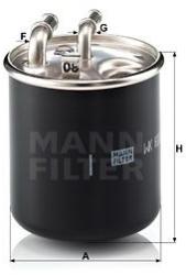 Mann-filter filtru combustibil MANN-FILTER WK 820/2 x (WK 820/2 x) - automobilus