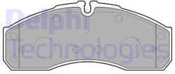 DELPHI set placute frana, frana disc DELPHI LP2042 (LP2042)