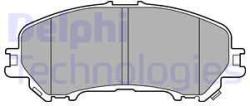DELPHI set placute frana, frana disc DELPHI LP3144 (LP3144)
