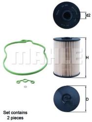 MAHLE filtru combustibil MAHLE KX 200D/S (KX 200D/S) - automobilus