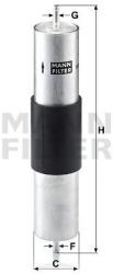 Mann-filter filtru combustibil MANN-FILTER WK 516/1 (WK 516/1) - automobilus