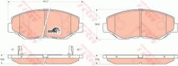 TRW set placute frana, frana disc TRW COTEC GDB3325 (GDB3325)