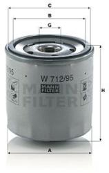 Mann-filter Filtru ulei MANN-FILTER W 712/95 (W 712/95) - automobilus