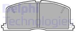 DELPHI set placute frana, frana disc DELPHI LP460 (LP460)