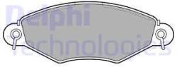 DELPHI set placute frana, frana disc DELPHI LP1617 (LP1617)
