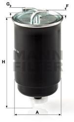 Mann-filter filtru combustibil MANN-FILTER WK 842/3 (WK 842/3) - automobilus