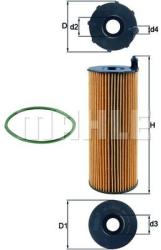 MAHLE Filtru ulei MAHLE OX 196/3D (OX 196/3D) - automobilus