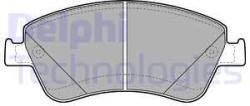 DELPHI set placute frana, frana disc DELPHI LP2102 (LP2102)