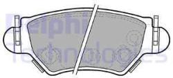DELPHI set placute frana, frana disc DELPHI LP1553 (LP1553)