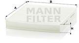 Mann-filter Filtru, aer habitaclu MANN-FILTER CU 2545 (CU 2545)