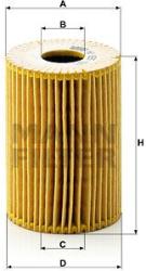 Mann-filter Filtru ulei MANN-FILTER HU 825 x (HU 825 x) - automobilus