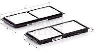 Mann-filter Filtru, aer habitaclu MANN-FILTER CU 26 008-2 (CU 26 008-2)