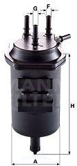 Mann-filter filtru combustibil MANN-FILTER WK 939/4 (WK 939/4) - automobilus