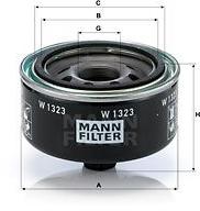 Mann-filter Filtru ulei MANN-FILTER W 1323 (W 1323) - automobilus